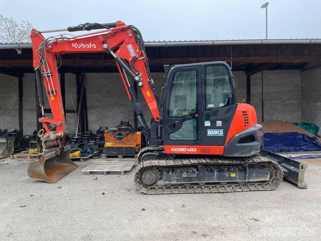 Kubota KX 080-4a2 Midibagger  7t - 12t