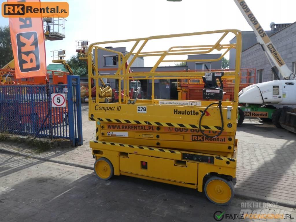 Haulotte Compact 10 Scheren-Arbeitsbühnen