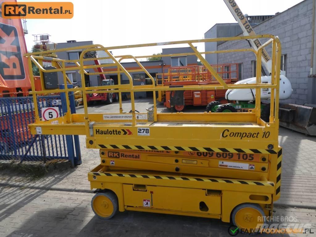 Haulotte Compact 10 Scheren-Arbeitsbühnen