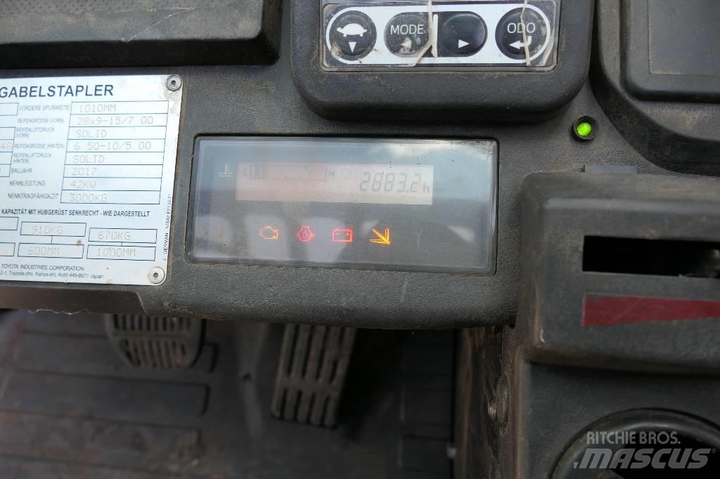 Toyota 02-8 FGF 30 LPG heftrucks