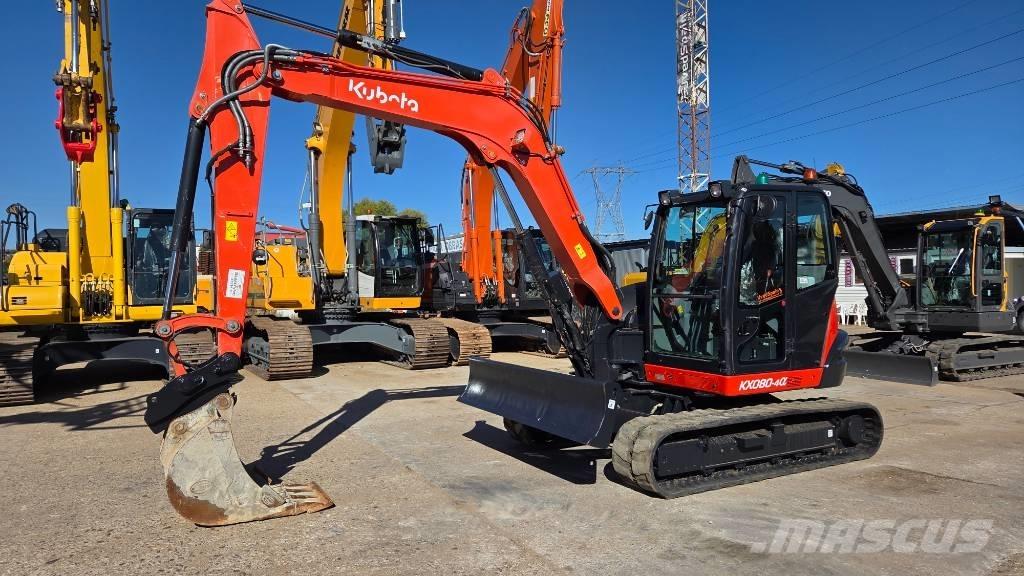 Kubota KX 080-4 Midibagger  7t - 12t