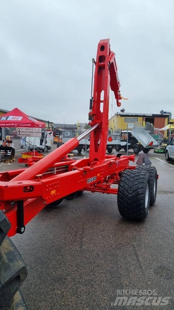 Bigab B12 Växlarvagn Anhänger mit Hakenlift