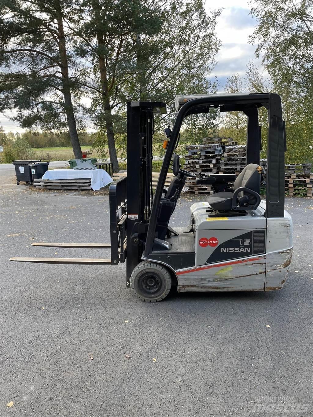 Nissan 15 Elektrische heftrucks