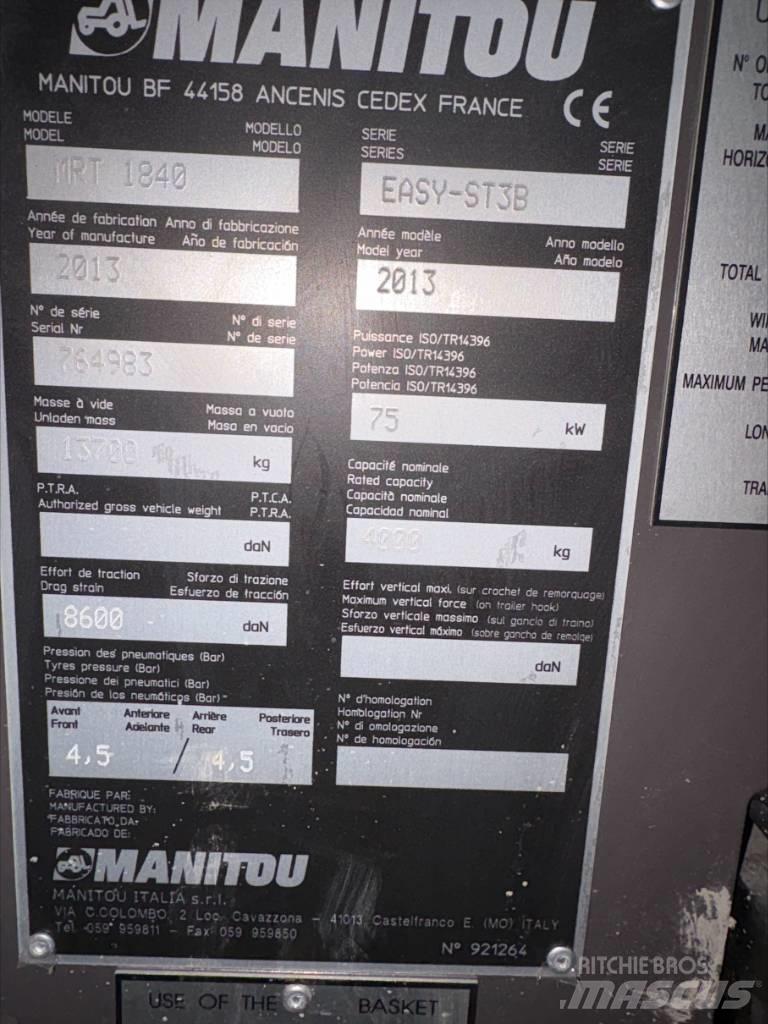 Manitou MRT 1840 Teleskoplader