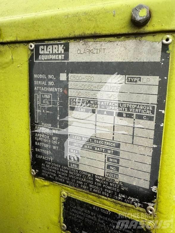 Clark C500S80 Diesel heftrucks
