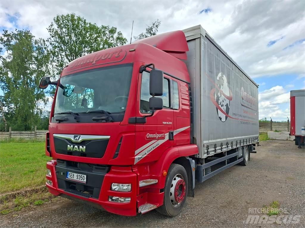 MAN TGM 18.290 Pritschenwagen/Pritschenwagen mit Seitenklappe