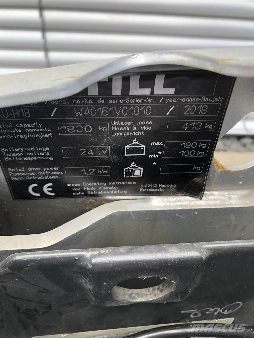 Still EXU-H18 Deichselstapler
