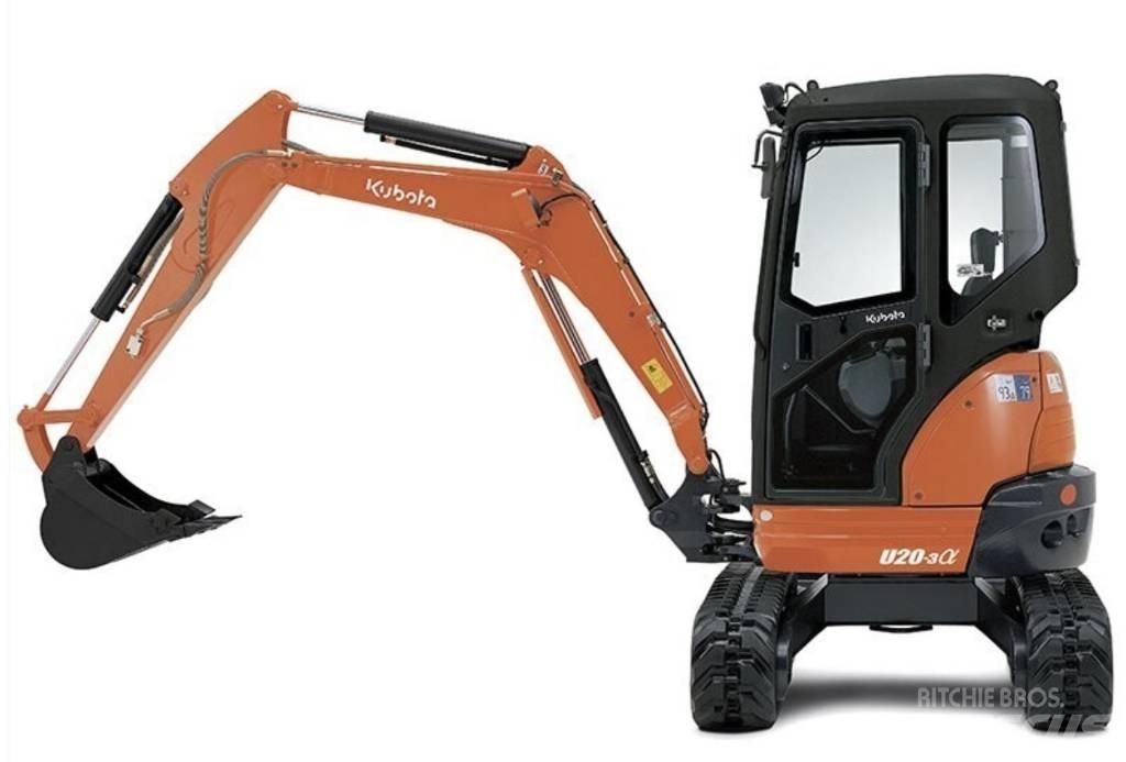 Kubota U 20-3 Minibagger < 7t