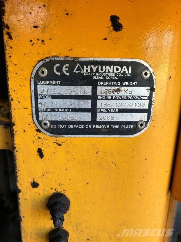 Hyundai HL 757-7 A Radlader