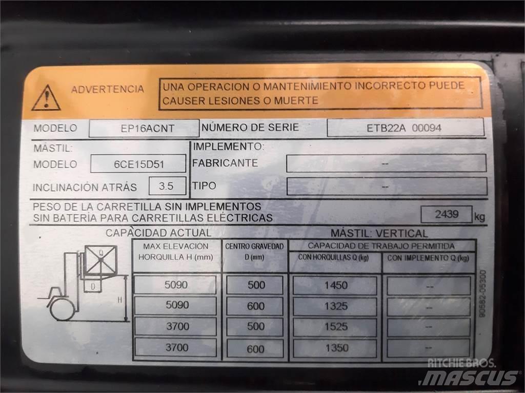 CAT EP16ACNT Elektrische heftrucks