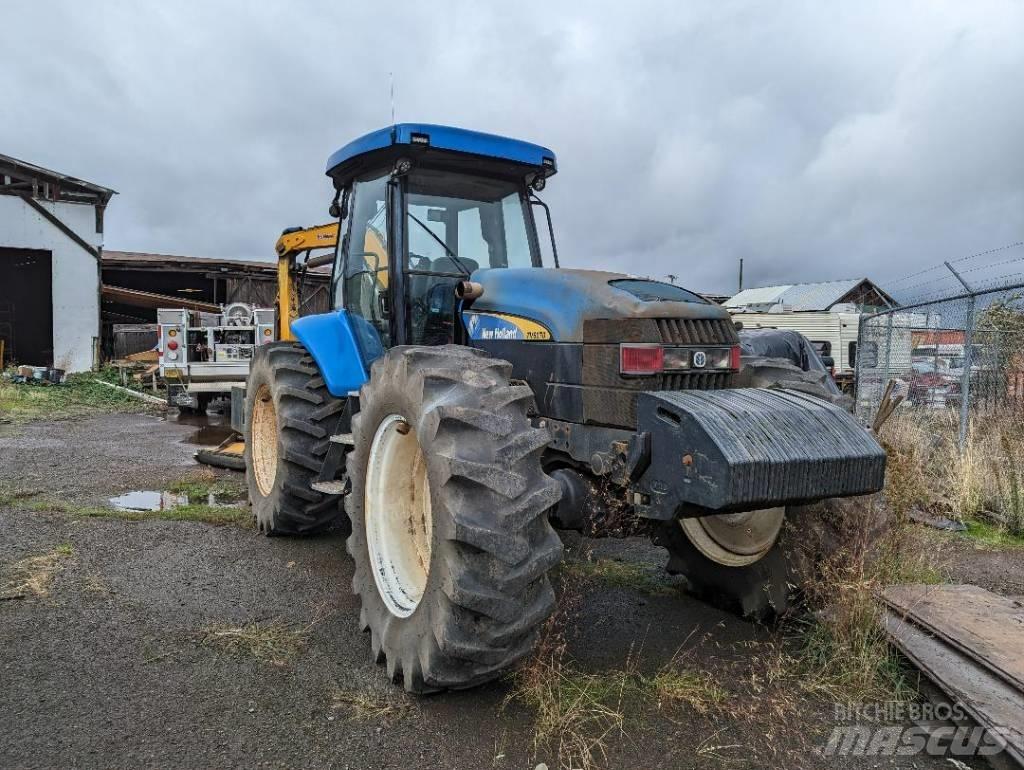 New Holland TV 6070 Kettensägen und Räumsägen