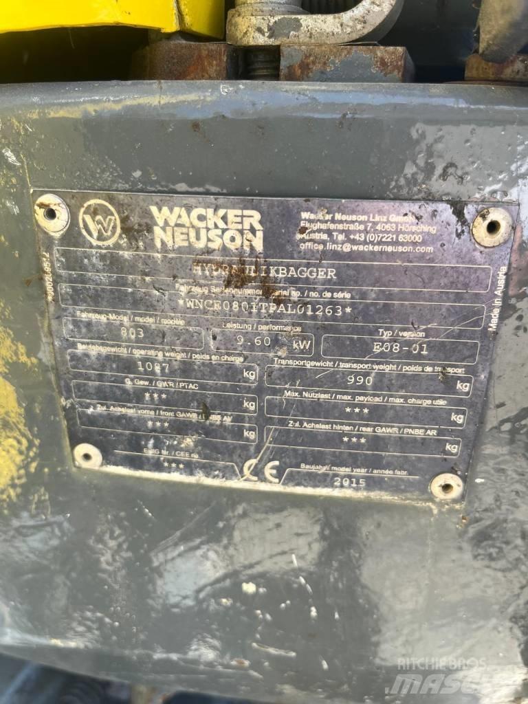 Wacker Neuson 803 RD Minibagger < 7t