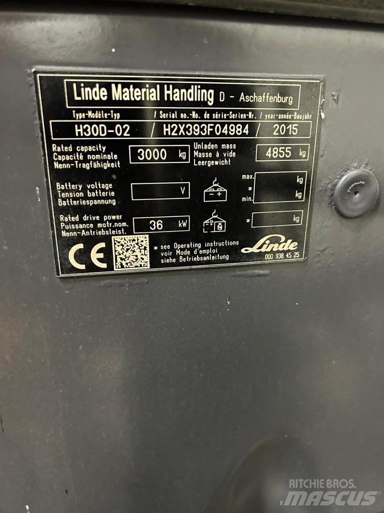 Linde H30D-02 EVO Diesel heftrucks