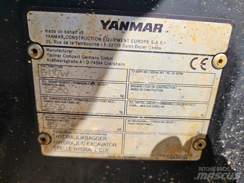 Yanmar B 110 W Baggerlader