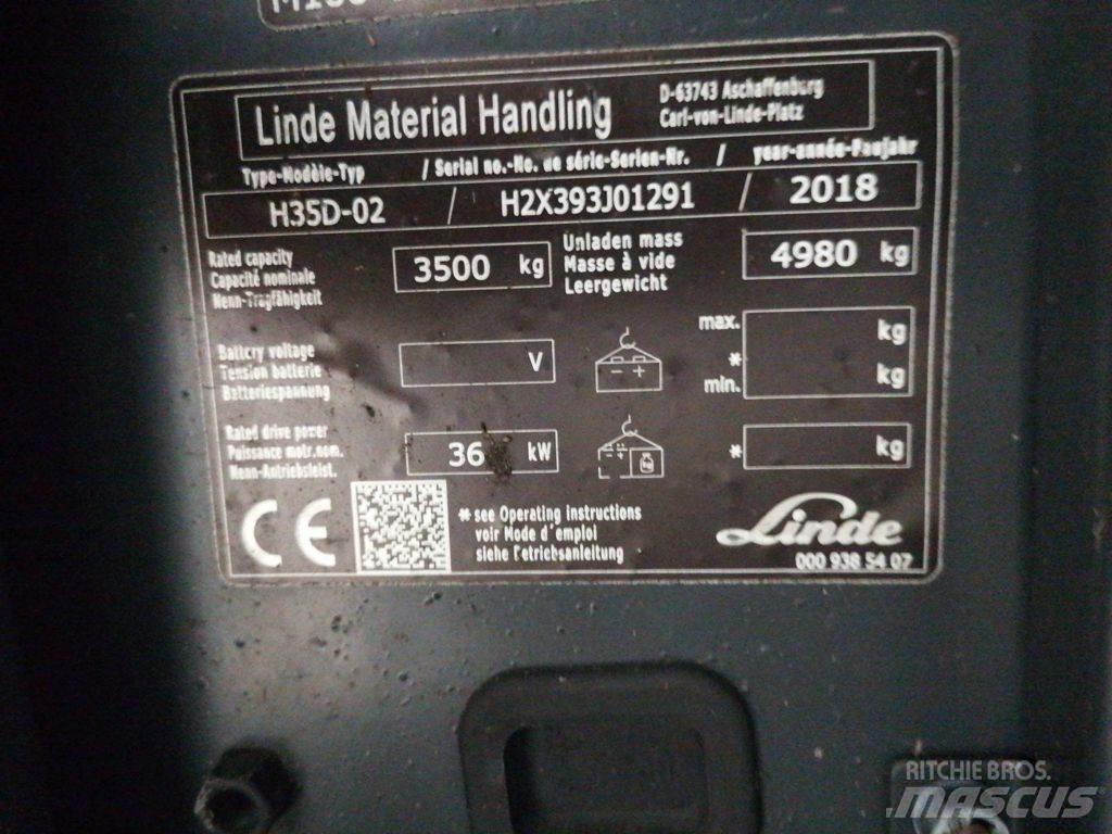 Linde H35D-02 Diesel heftrucks