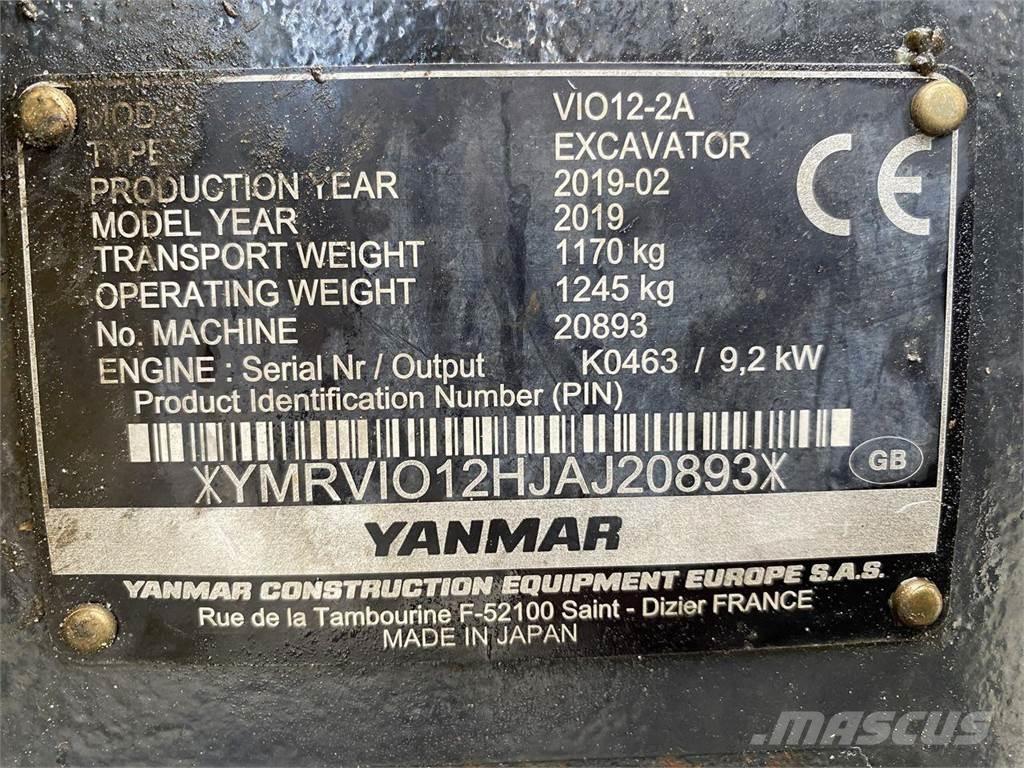 Yanmar VIO12 Mobilbagger