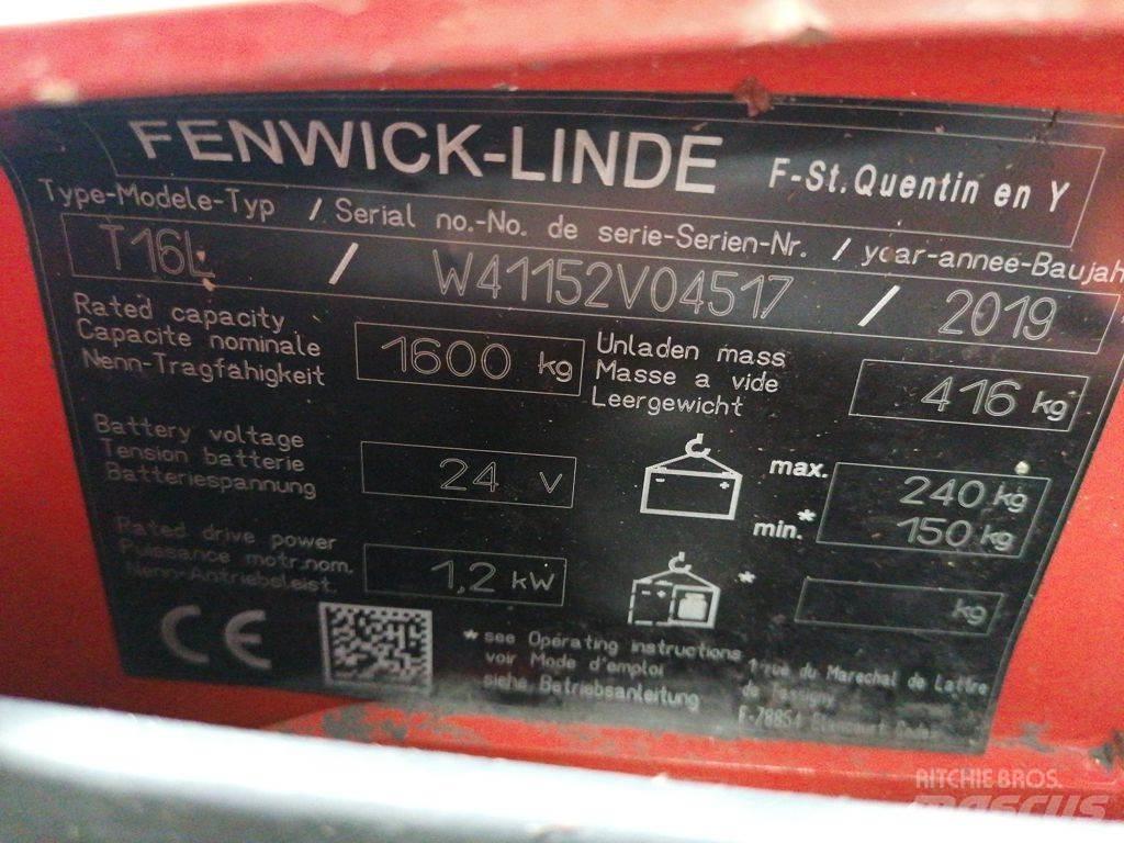 Linde T16L Niedergabelstapler
