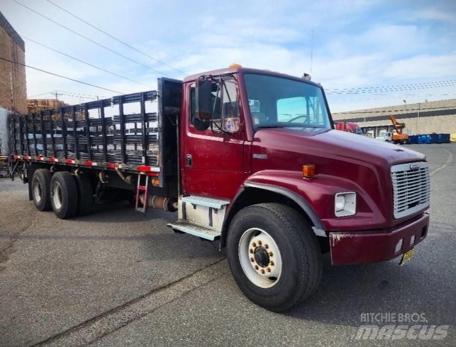 Freightliner fl80 Pritschenwagen/Pritschenwagen mit Seitenklappe