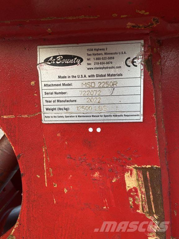 Labounty MSD2250R Schneidwerkzeuge