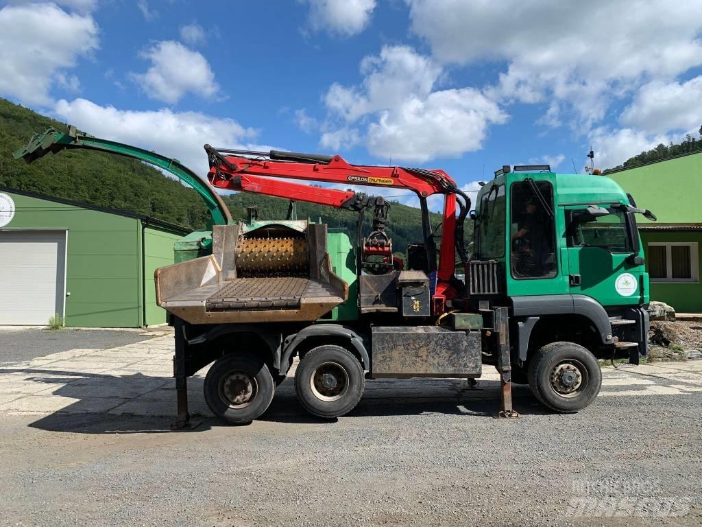 JENZ MAN TGS 6x4 Holzhäcksler