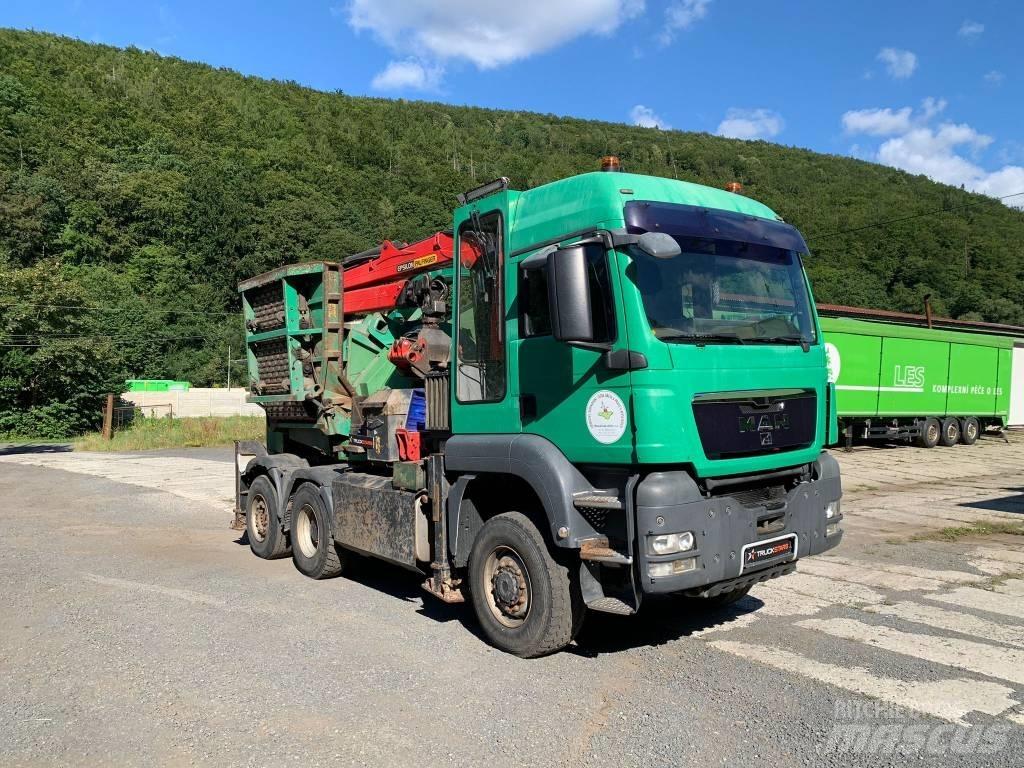 JENZ MAN TGS 6x4 Holzhäcksler
