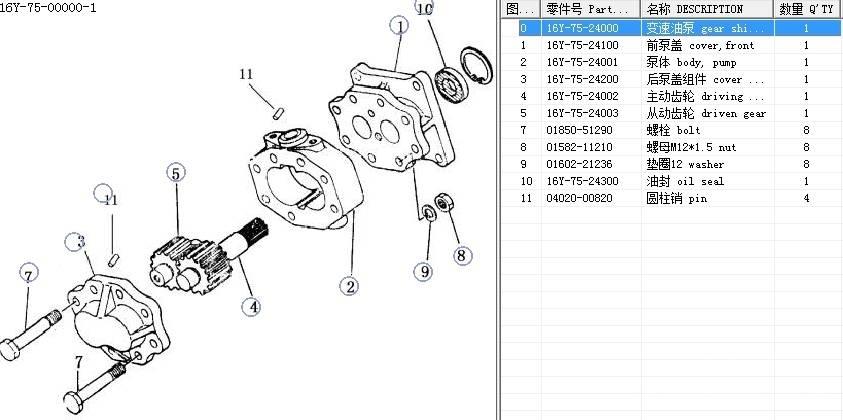 Shantui SD16 Getriebe