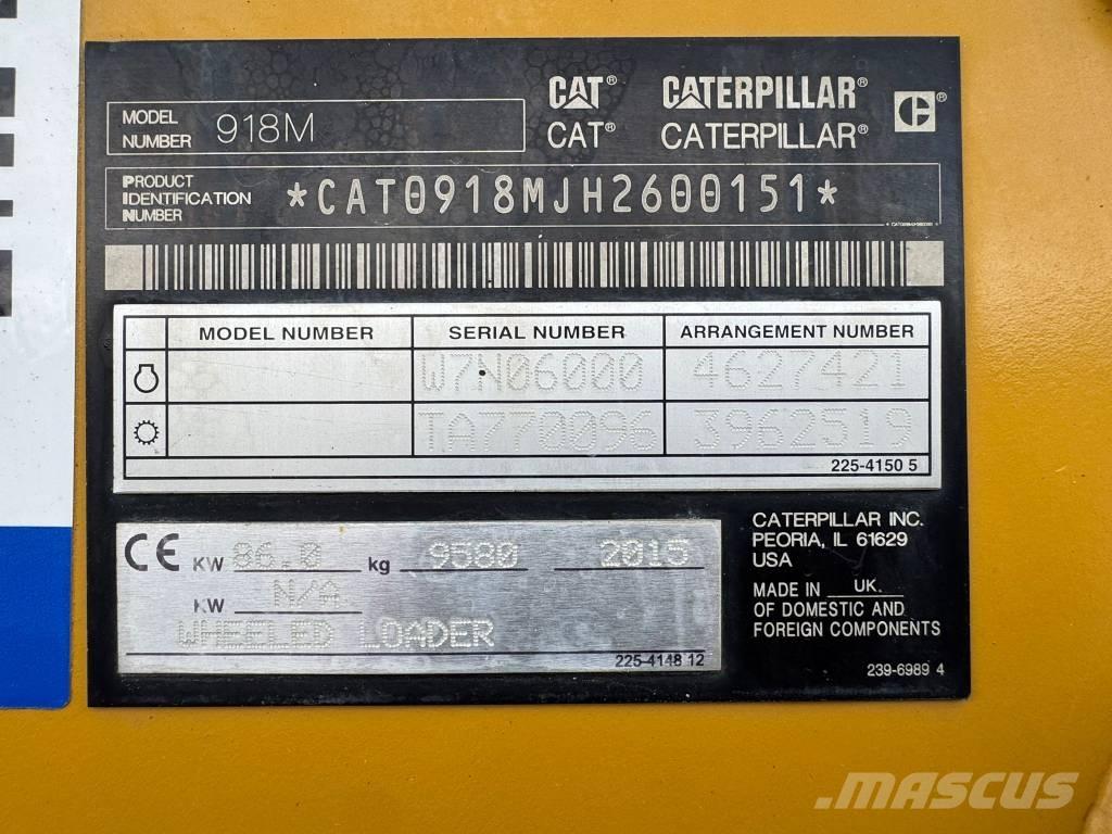 CAT 918 M Radlader