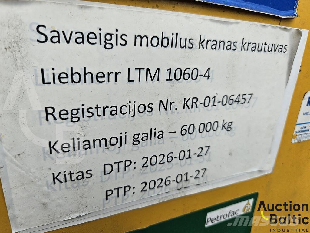 Liebherr LTM 1060 Kranwagen