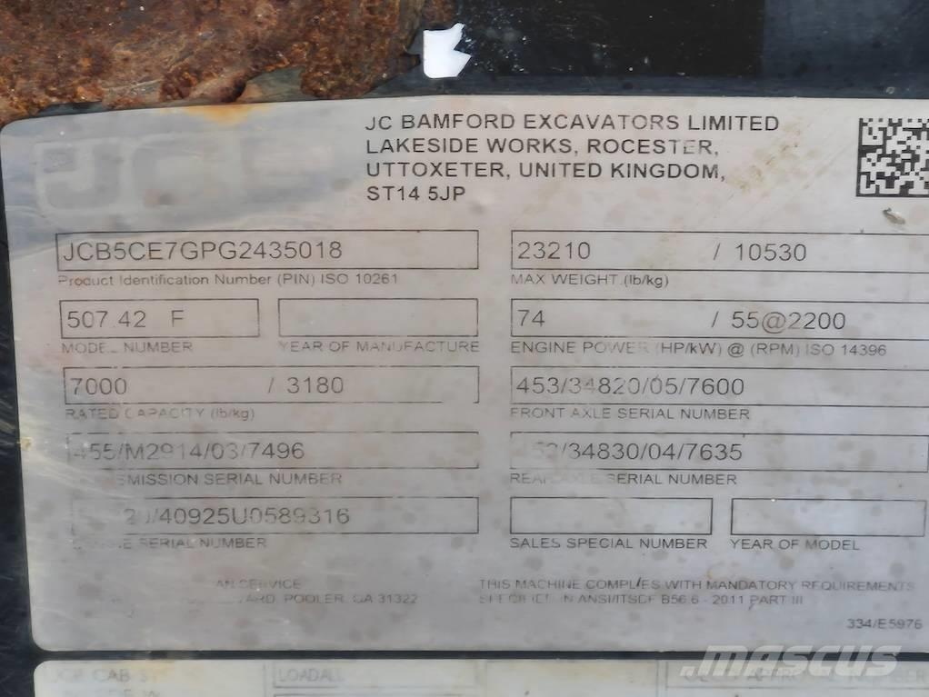JCB 507-42 Teleskoplader