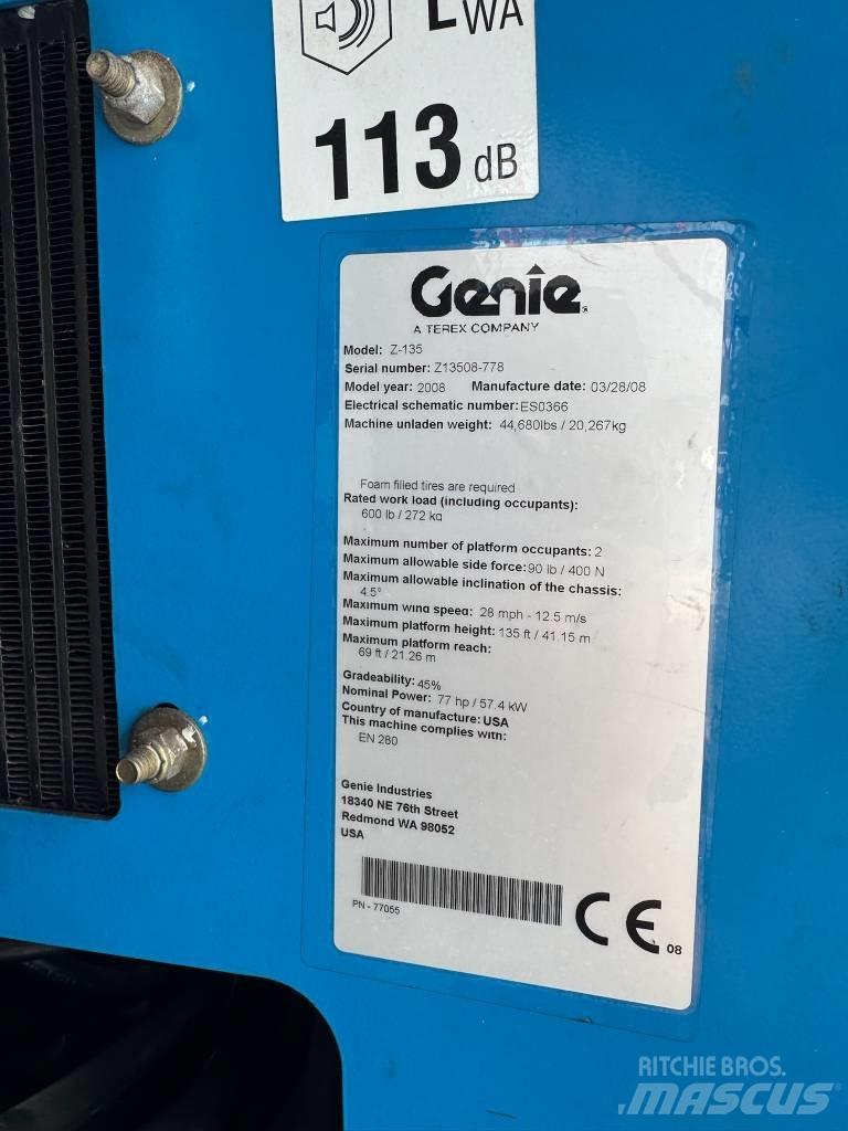 Genie Z 135/70 Gelenkteleskoparbeitsbühnen