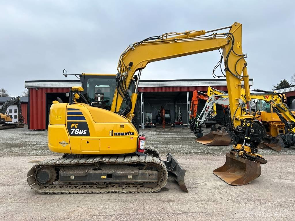 Komatsu PC78US-10 Midibagger  7t - 12t