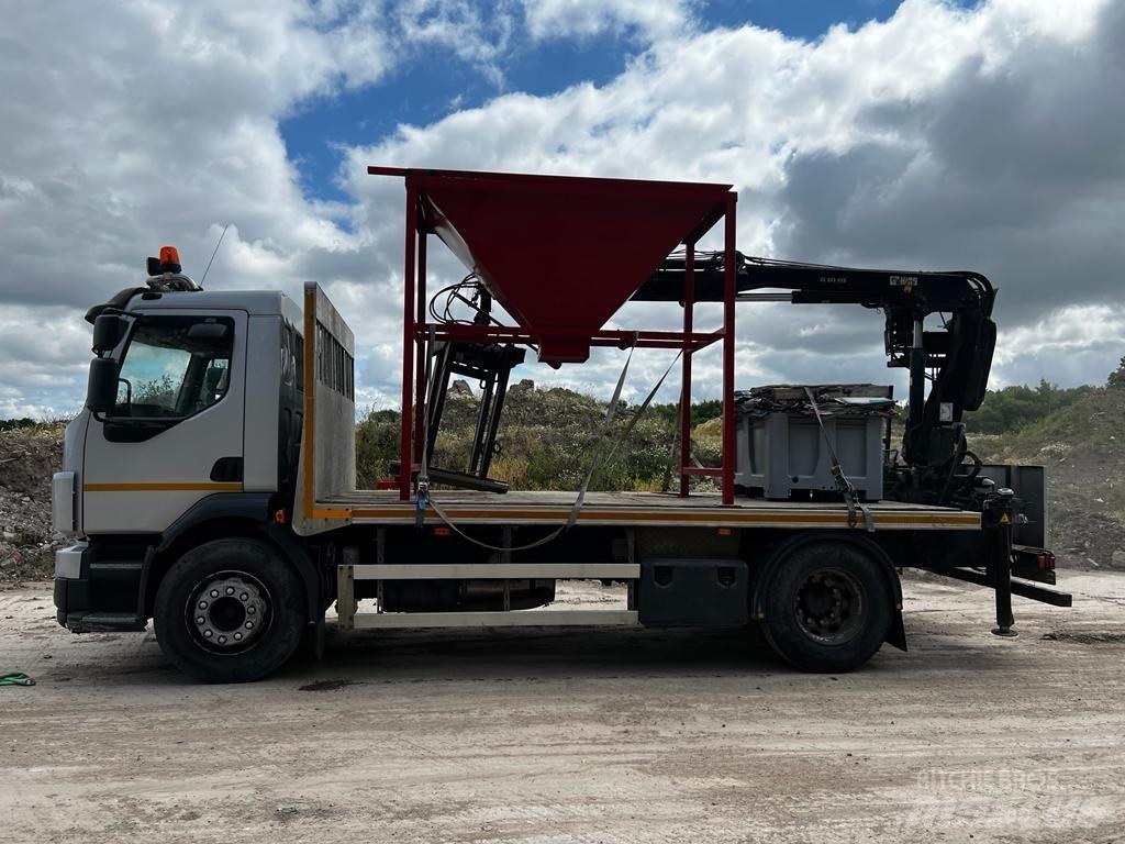 Volvo FL260 Pritschenwagen/Pritschenwagen mit Seitenklappe