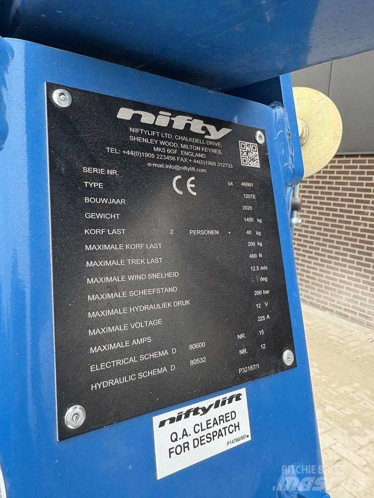 Niftylift 120t Anhänger-Arbeitsbühnen