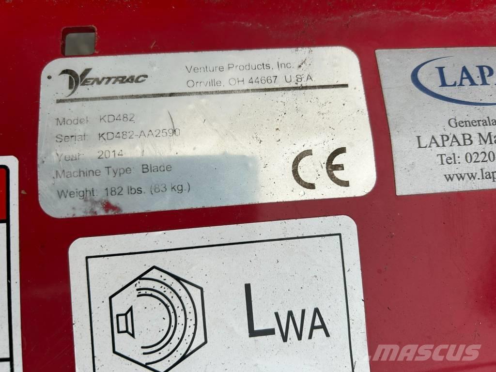 Ventrac KD482 Pflüge
