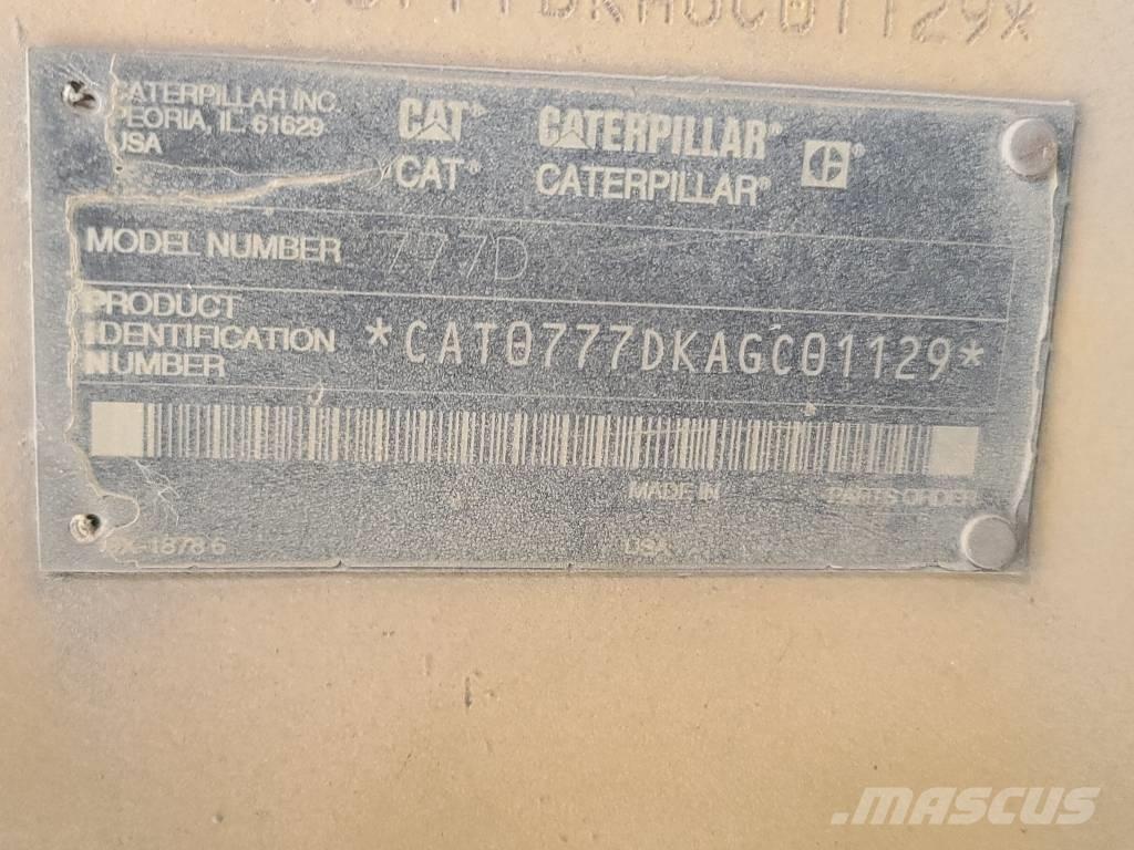 CAT 777 D Dumper - Knickgelenk