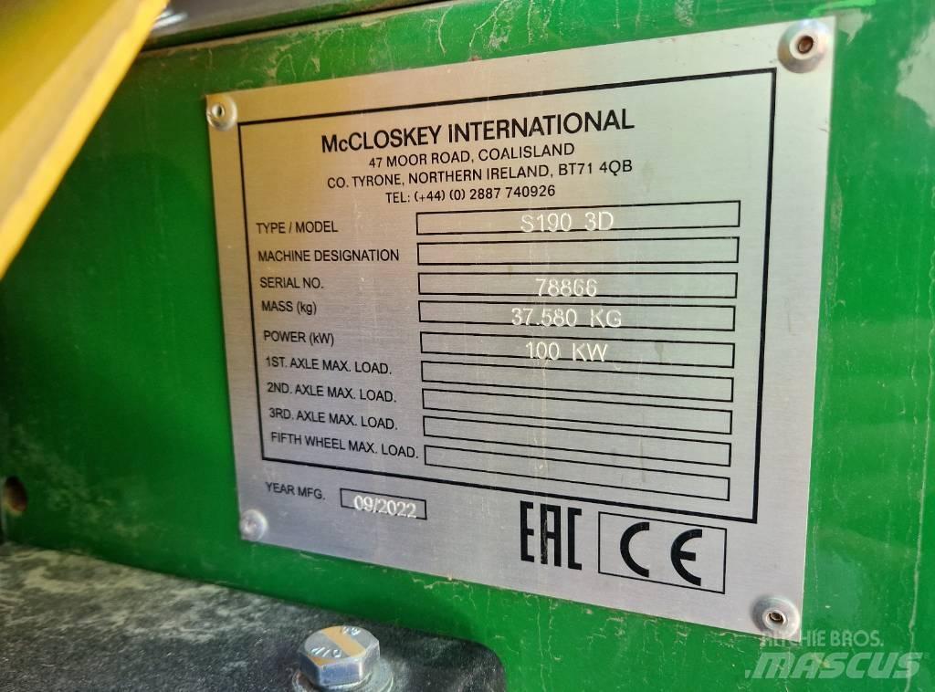 McCloskey S190 Mobile Siebanlagen