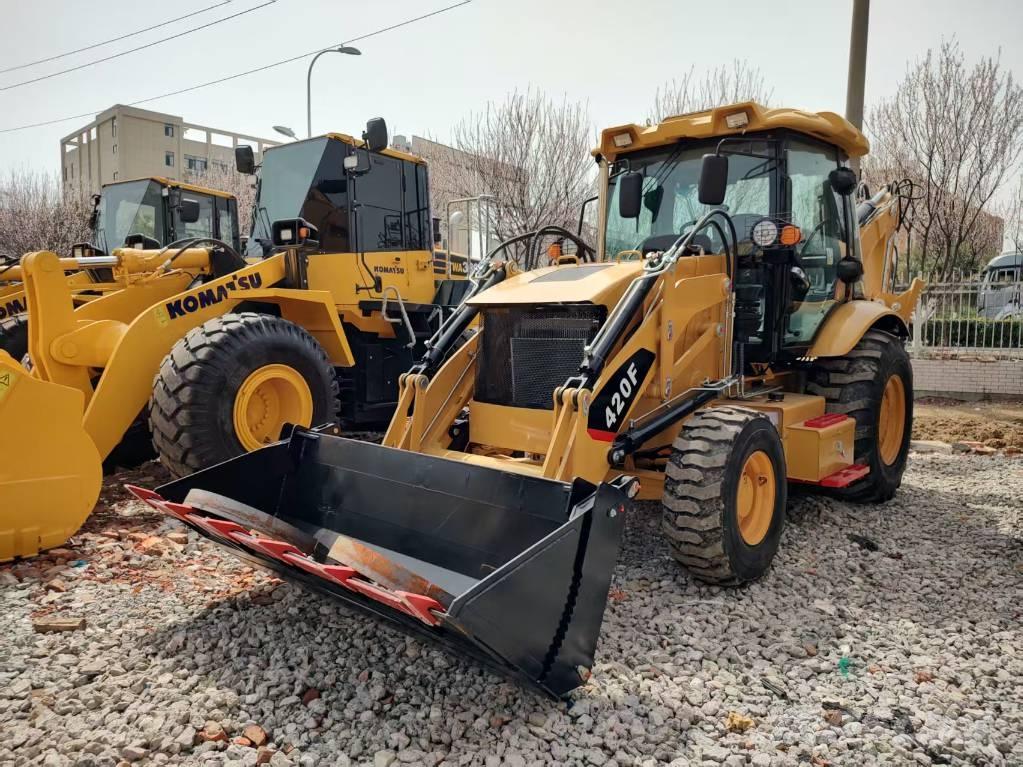 CAT 420F Baggerlader