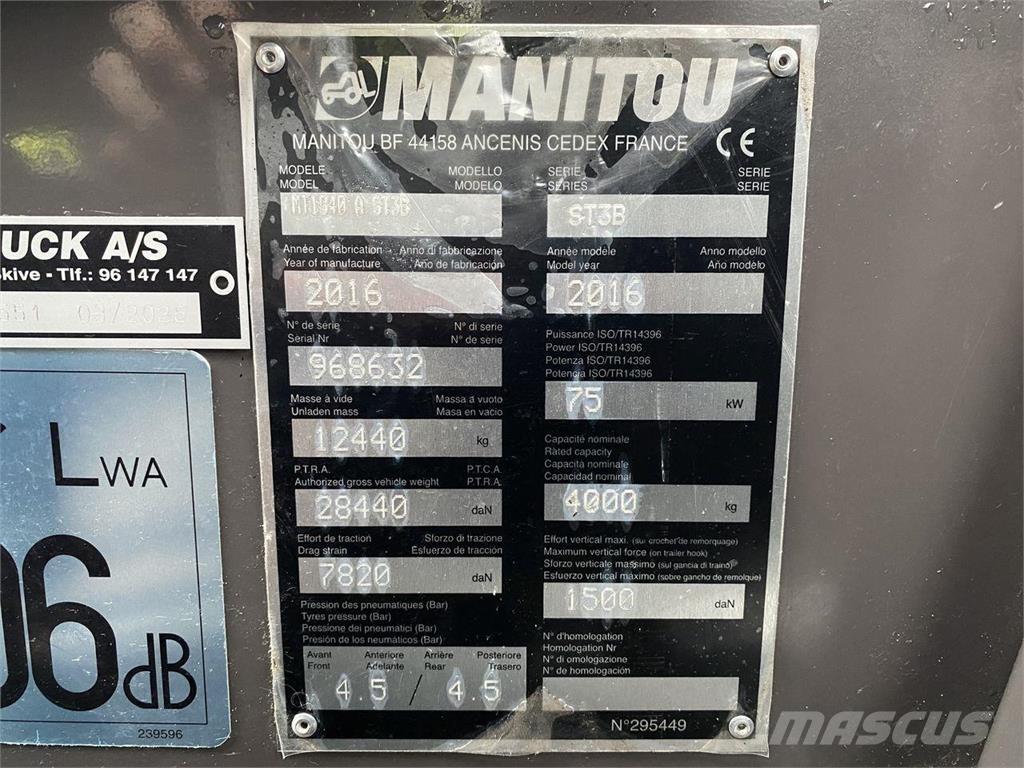 Manitou MT1840A Teleskoplader