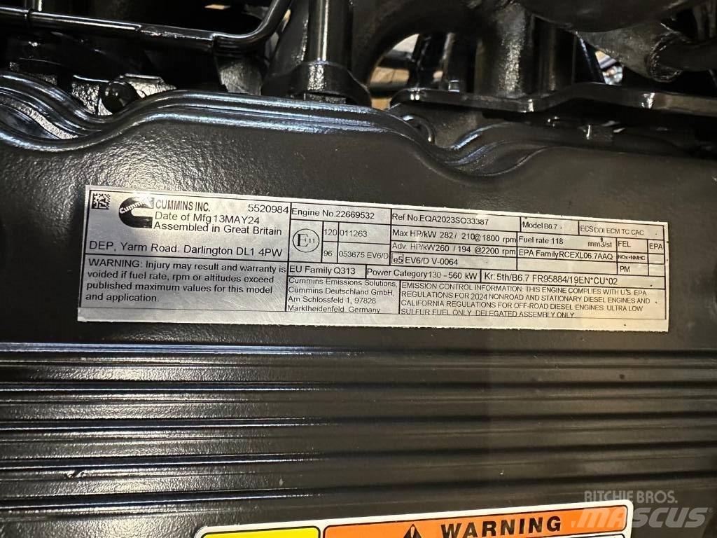 Cummins B6.7 FR95884 Sonstige Landmaschinen