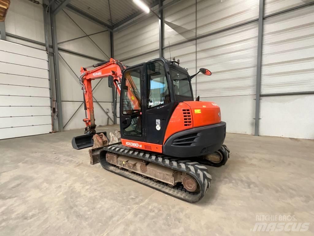 Kubota KX 080-4 Midibagger  7t - 12t