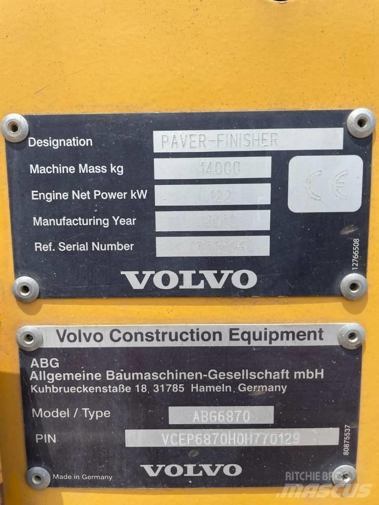 Volvo ABG 6870 Strassenfertiger