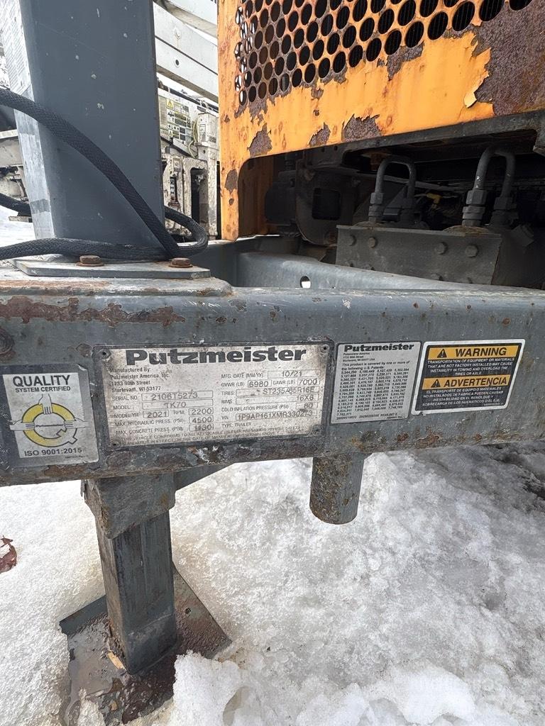 Putzmeister TK 70 Betonpumpen