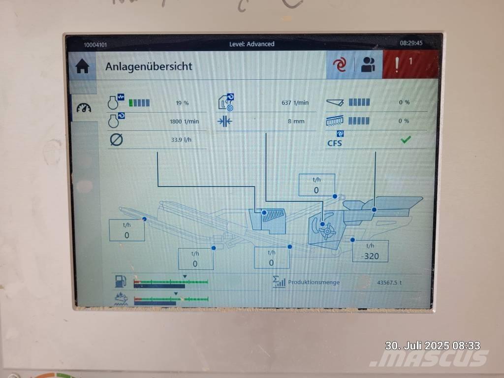 Kleemann MR 130i Pro Sieb- und Brechanlagen
