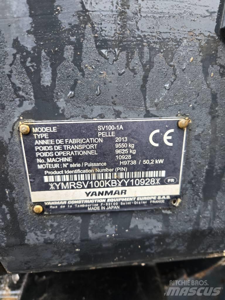 Yanmar SV 100-1A Midibagger  7t - 12t