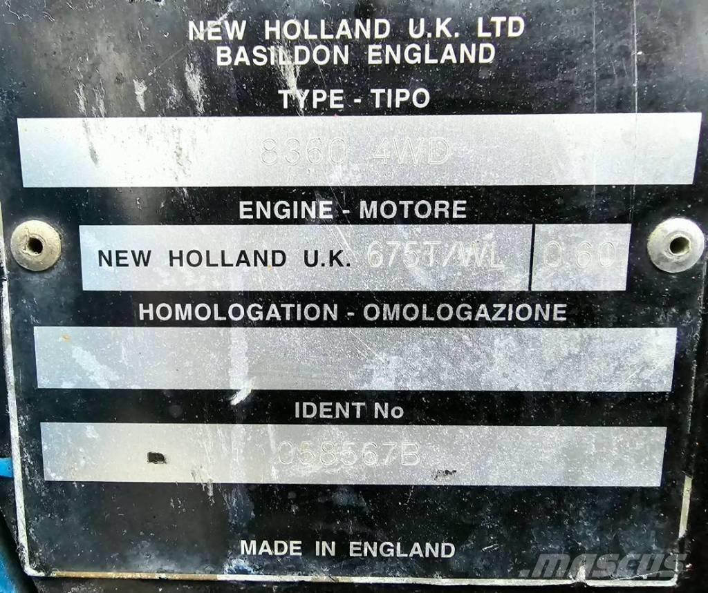 New Holland 8360 DT Traktoren
