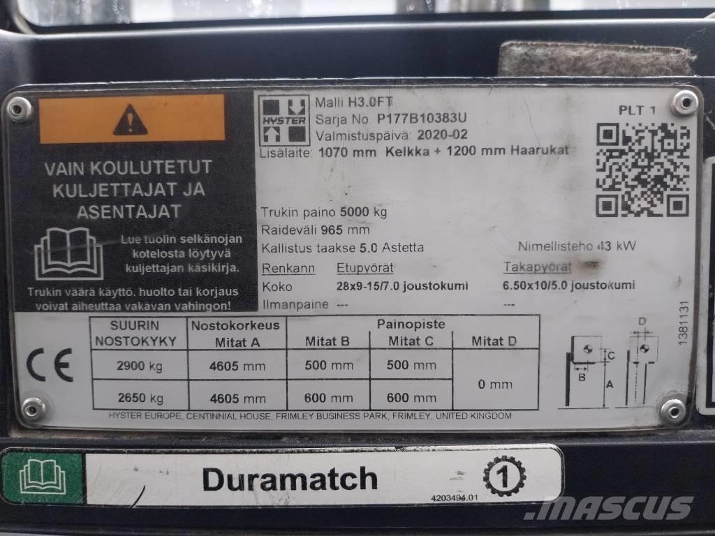 Hyster H 30 FT Diesel heftrucks