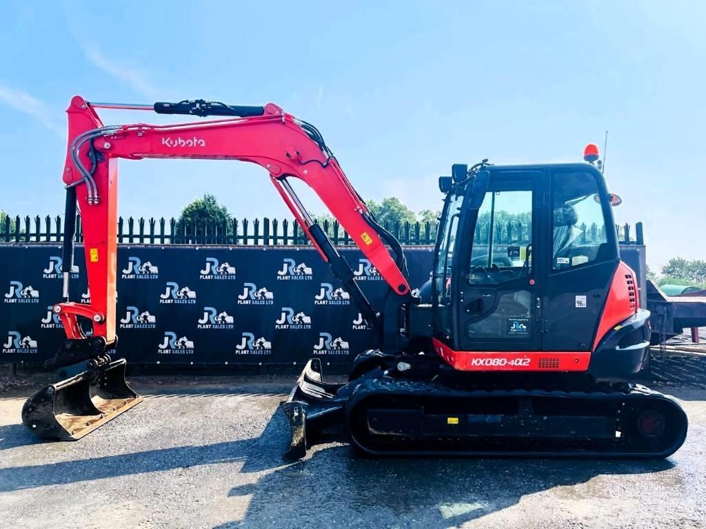 Kubota KX 080-4 Midibagger  7t - 12t