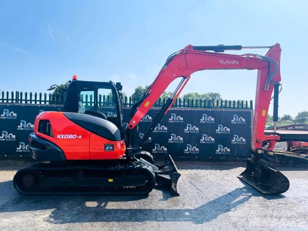 Kubota KX 080-4 Midibagger  7t - 12t
