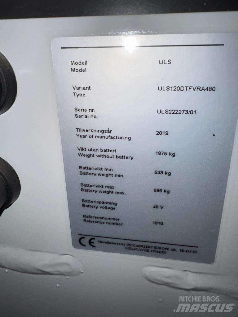UniCarriers ULS 120 Schubmaststapler