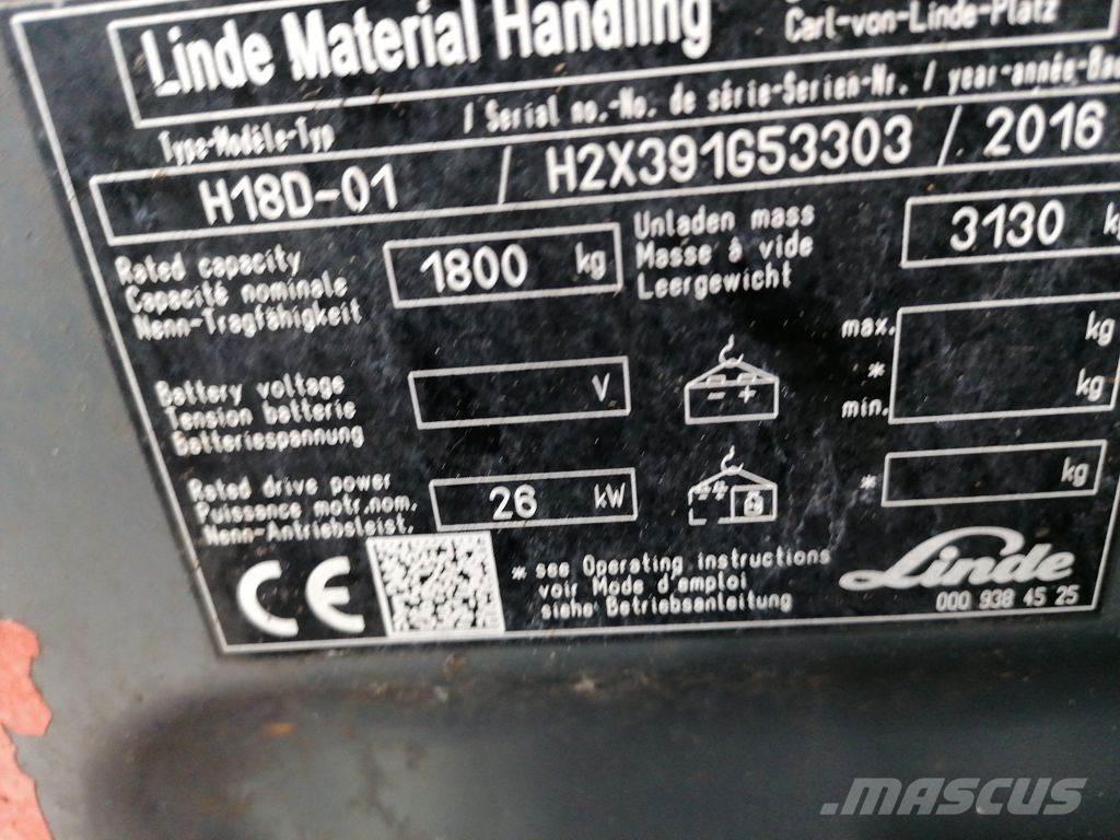 Linde H18D-02 Diesel heftrucks